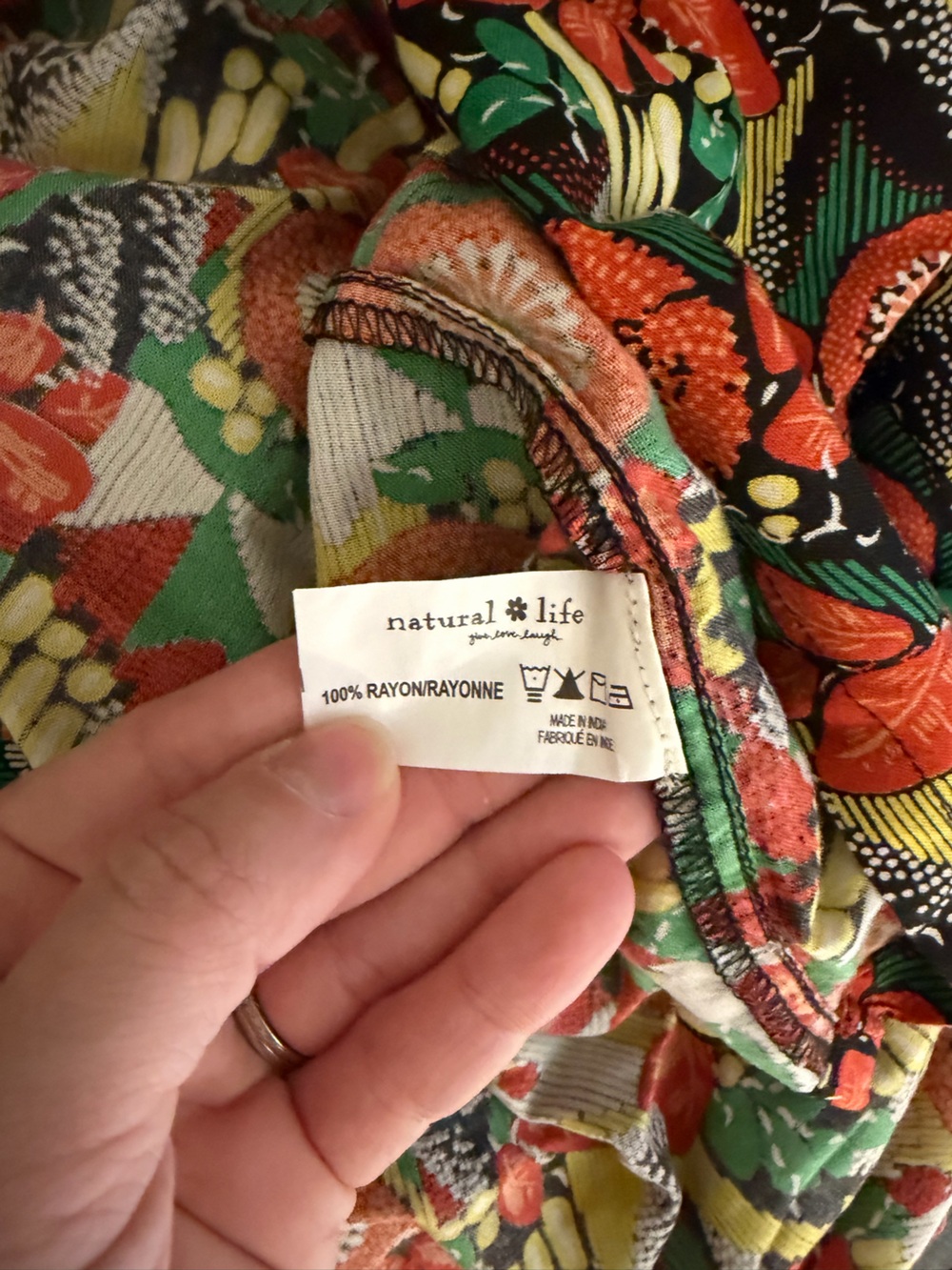 Natural Life Mia Tie Back Maxi Dress, size large. - Picture 11 of 11